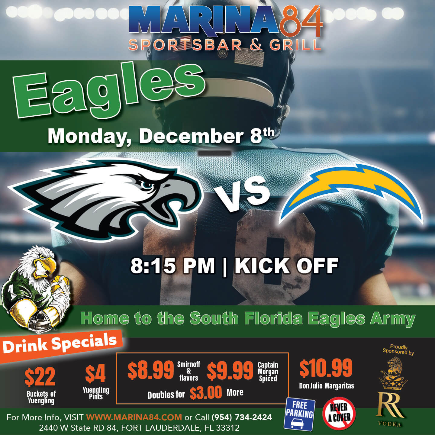 2 marina football eagleschargers dec8th
