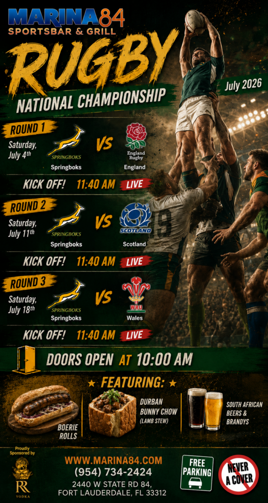 July Rugby Lineup