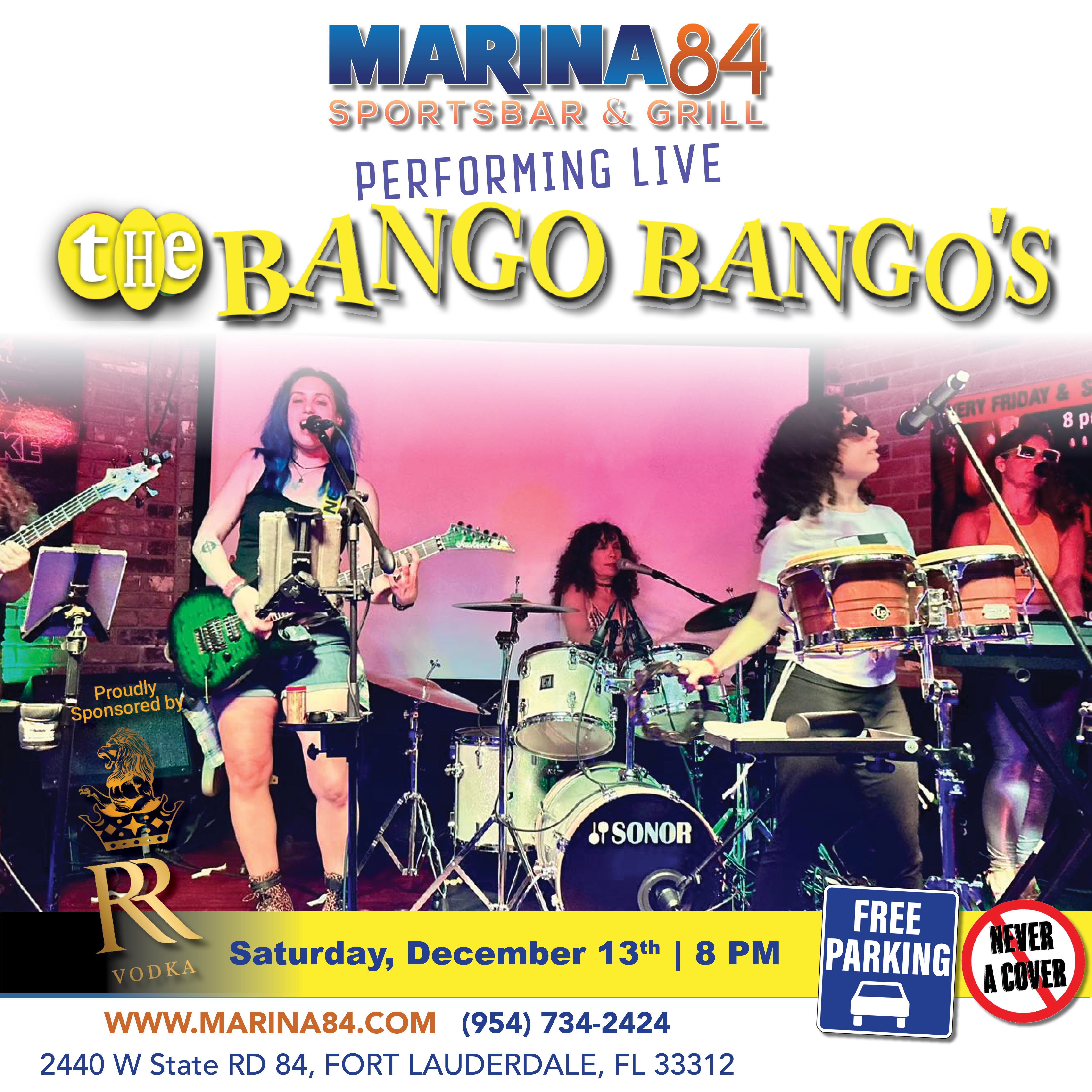 Marina 84 Square Bando Bango Band Sat Dec13th (1)