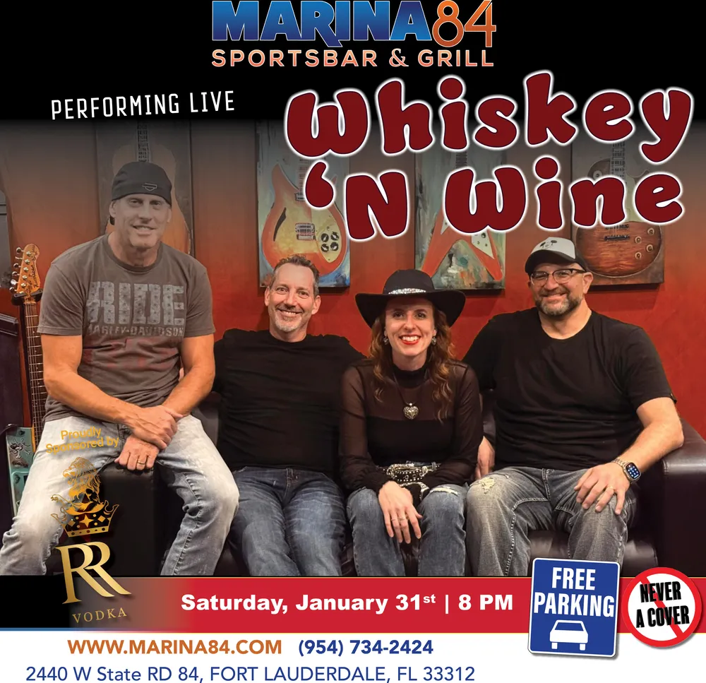 Marina 84 Square WhiskeyNWine SatJan31st