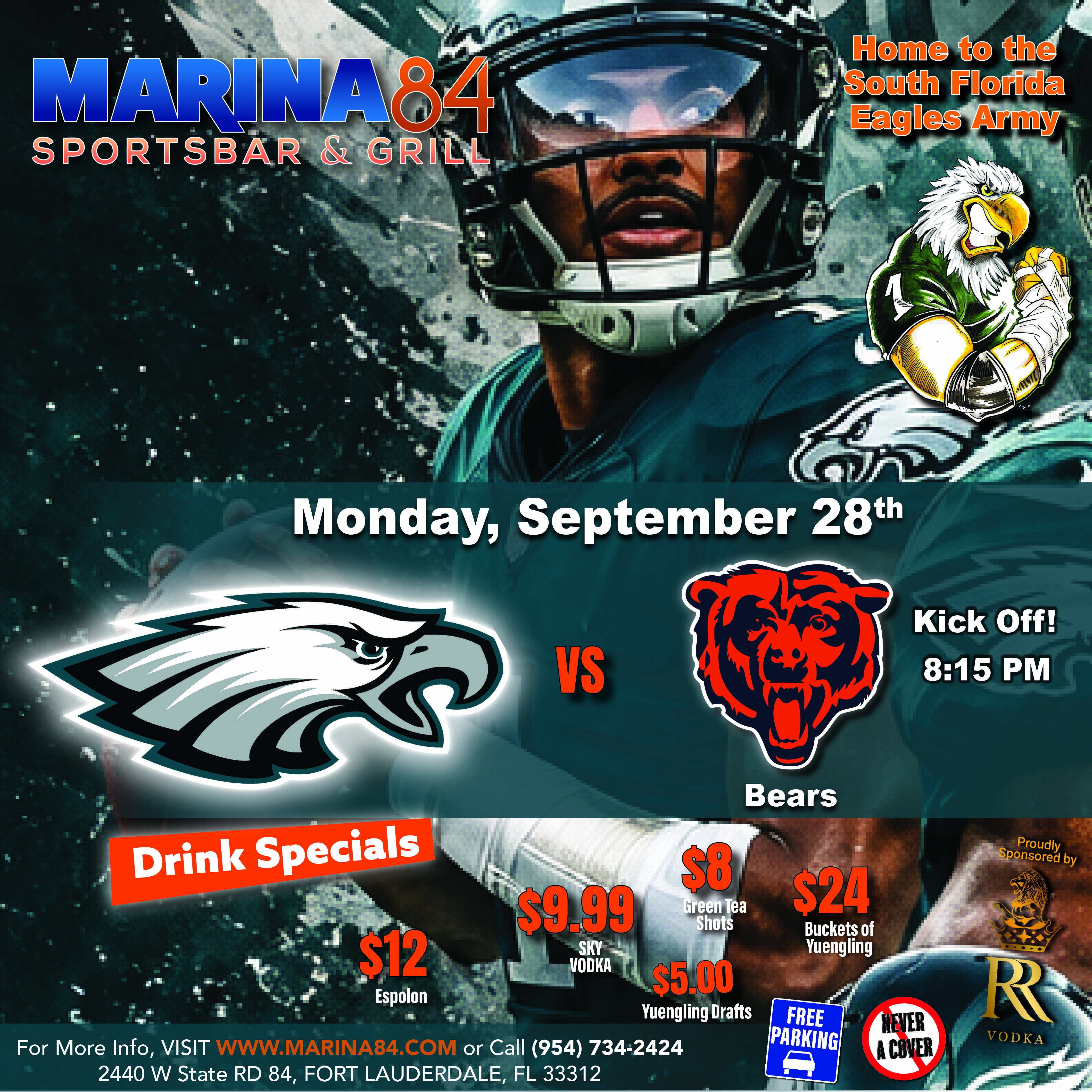 Marina Football Eagles SEPTEMBER 2026 MON Sep28th