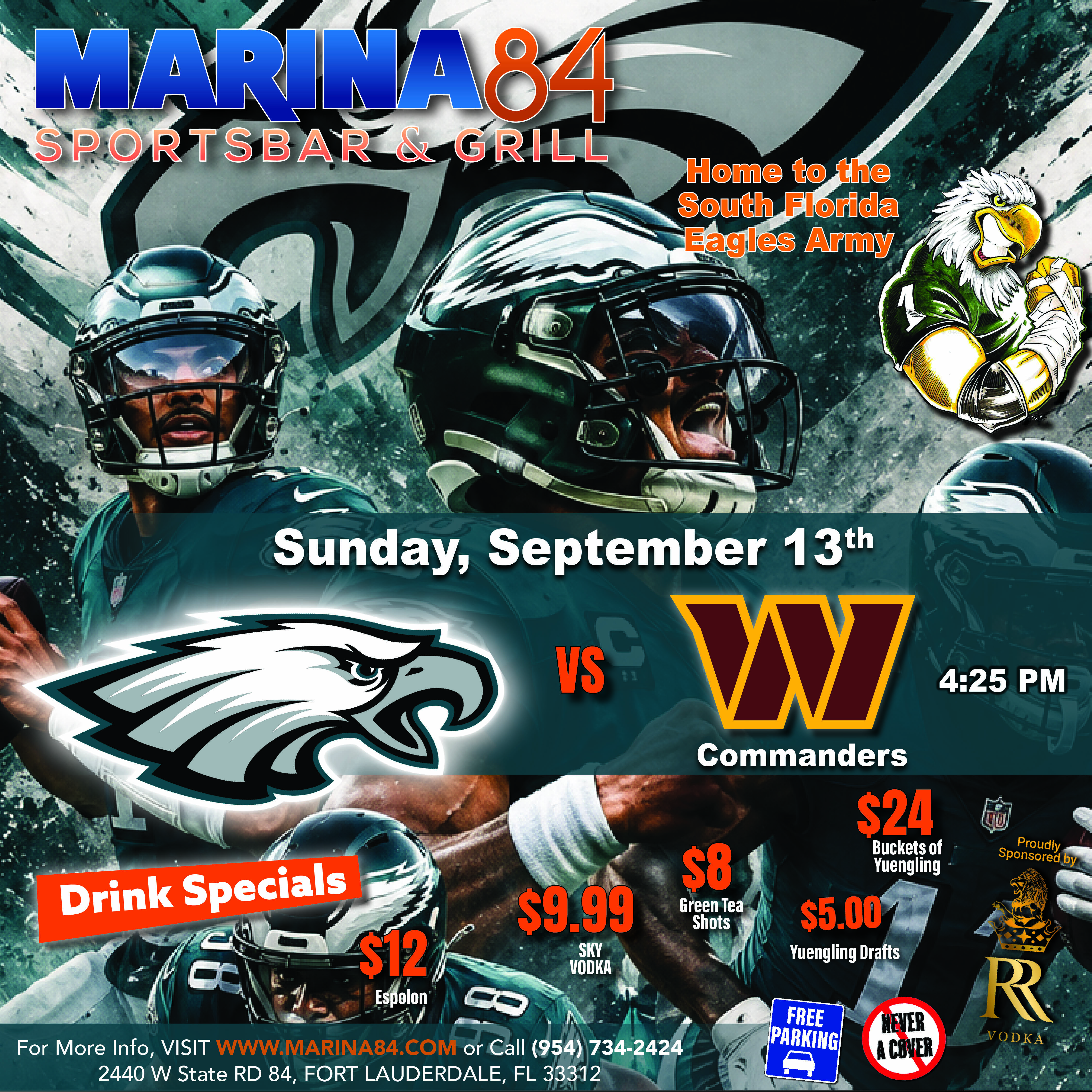 Marina Football Eagles SEPTEMBER 2026 Sep13th