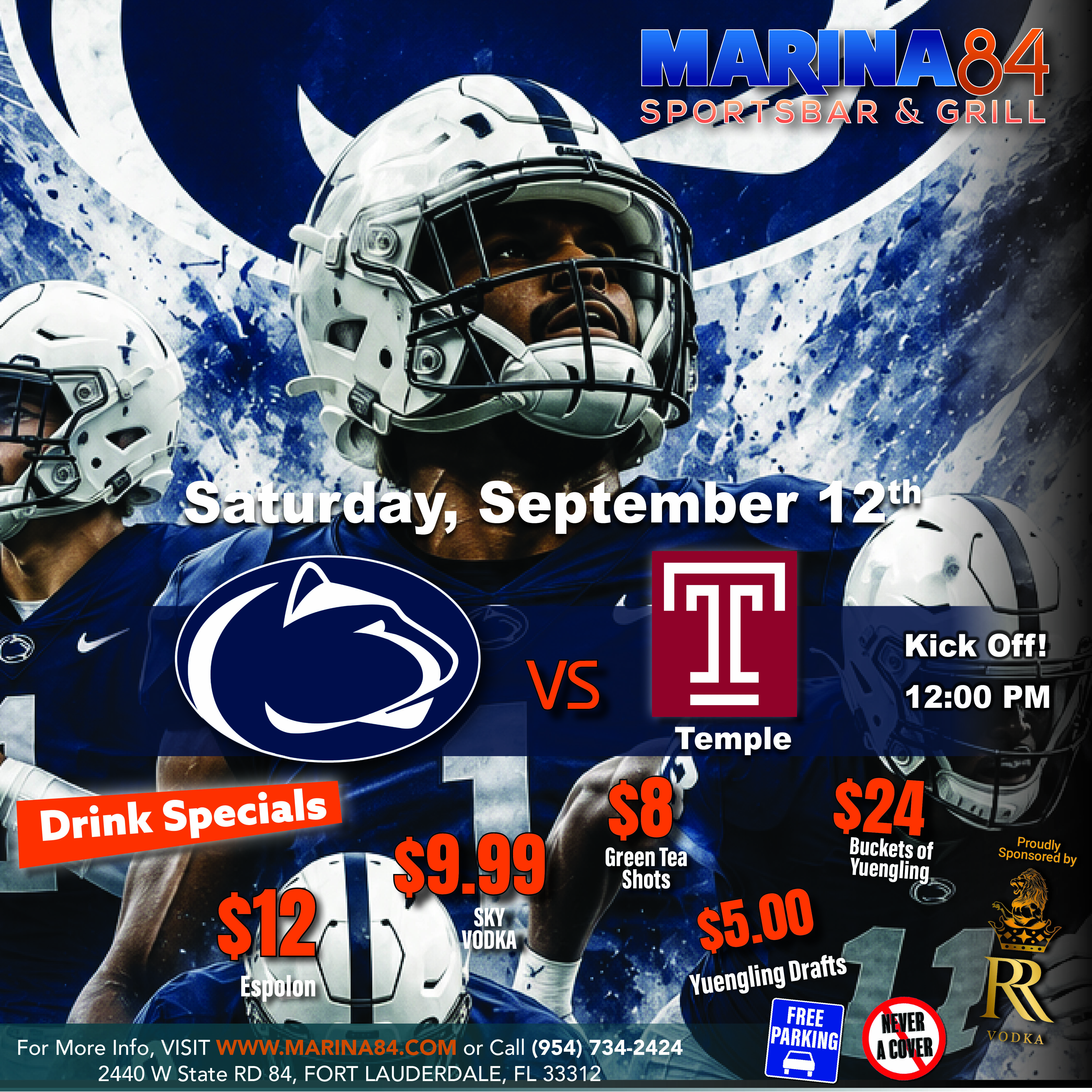 Marina Football Sep 12th PENNSTATE SEPTEMBER