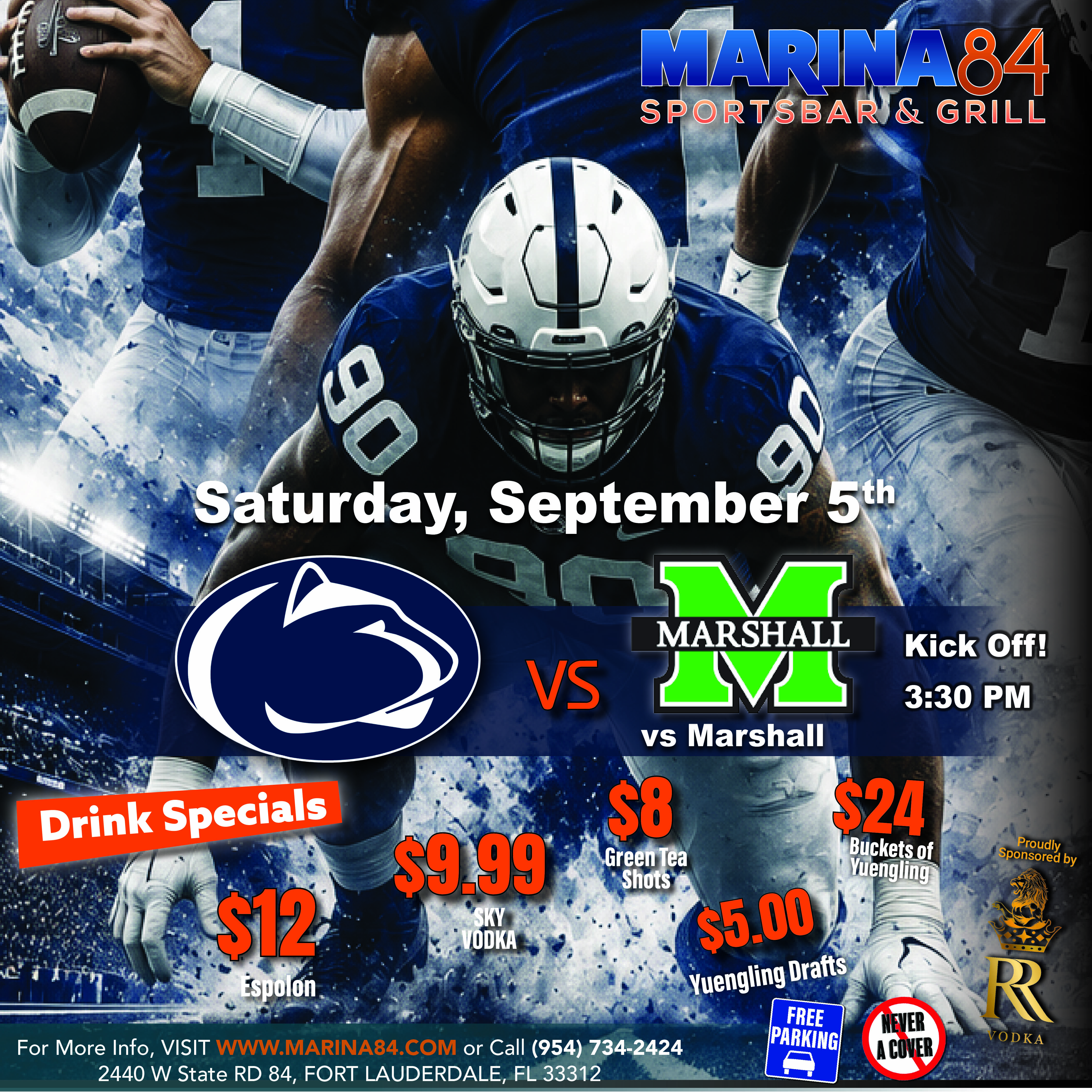 Marina Football Sep 5th PENNSTATE SEPTEMBER