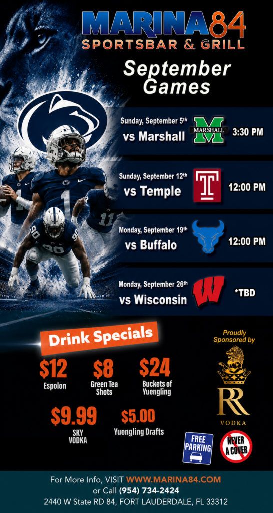 Penn State September Line Up