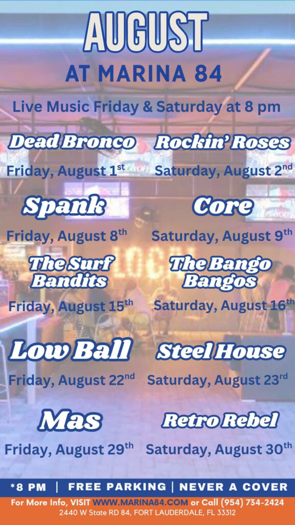 Aug marina lineup rev