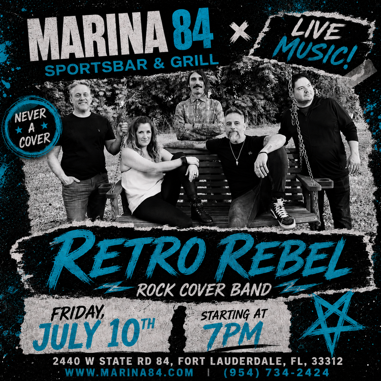 Corrected july flyer for retro rebel