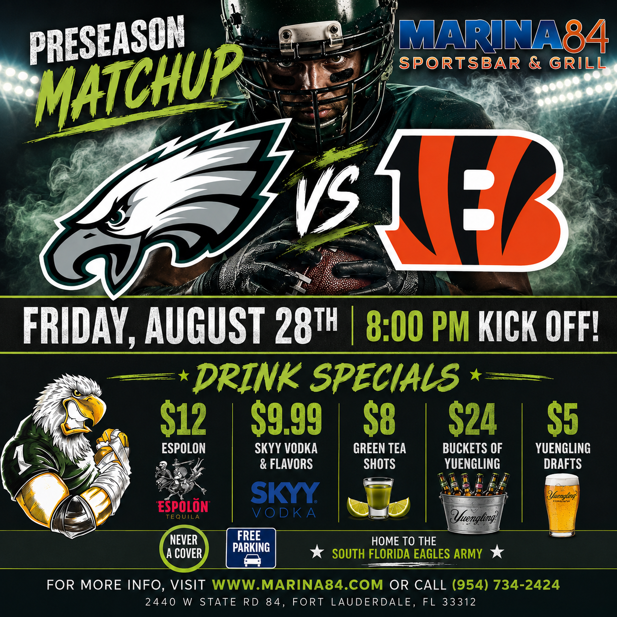 Eagles vs bengals