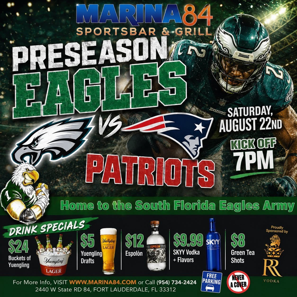 Eagles vs patriots