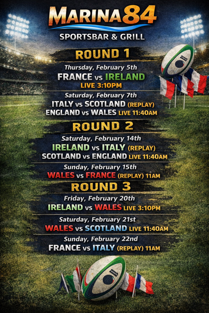 Rugby line up slideshow