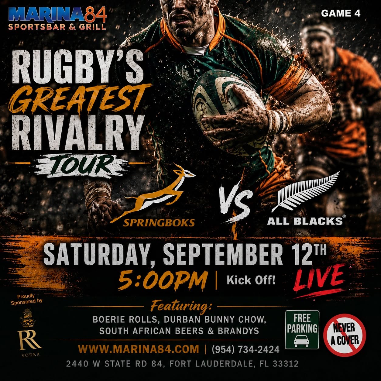 Springboks vs All Blacks
