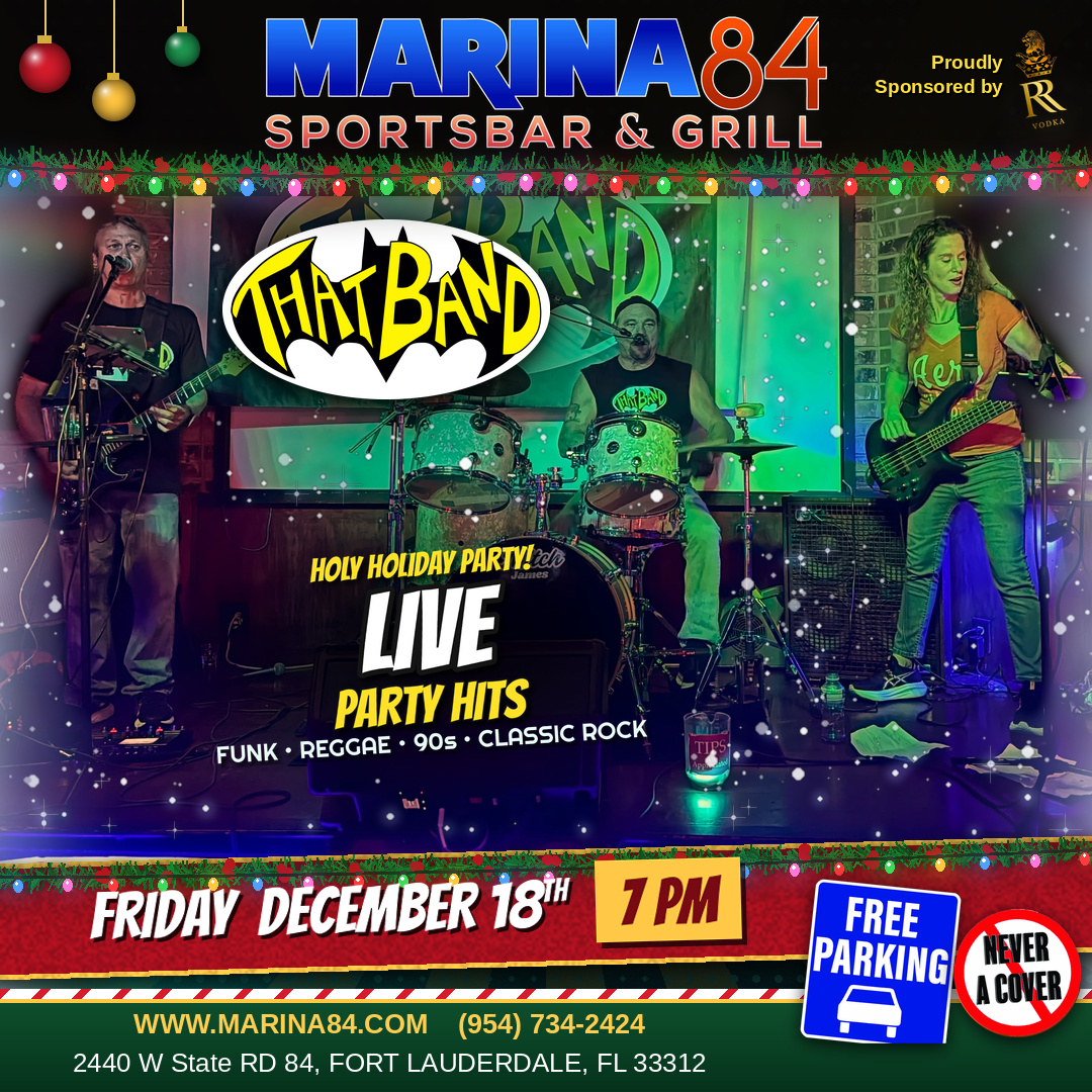 That Band live music, Friday December 18, 7 PM