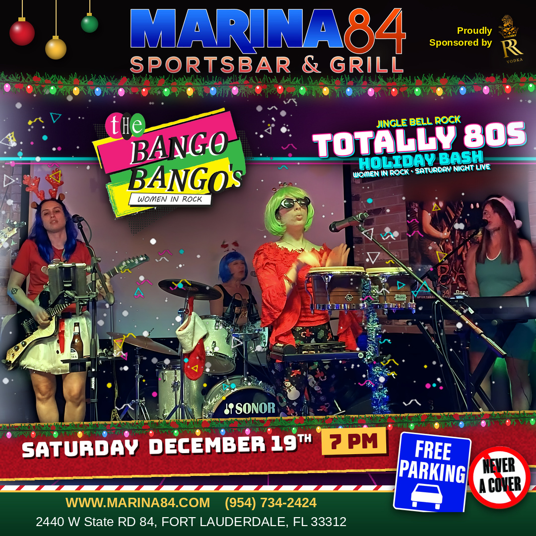 The Bango Bangos live music, Saturday December 19, 7 PM